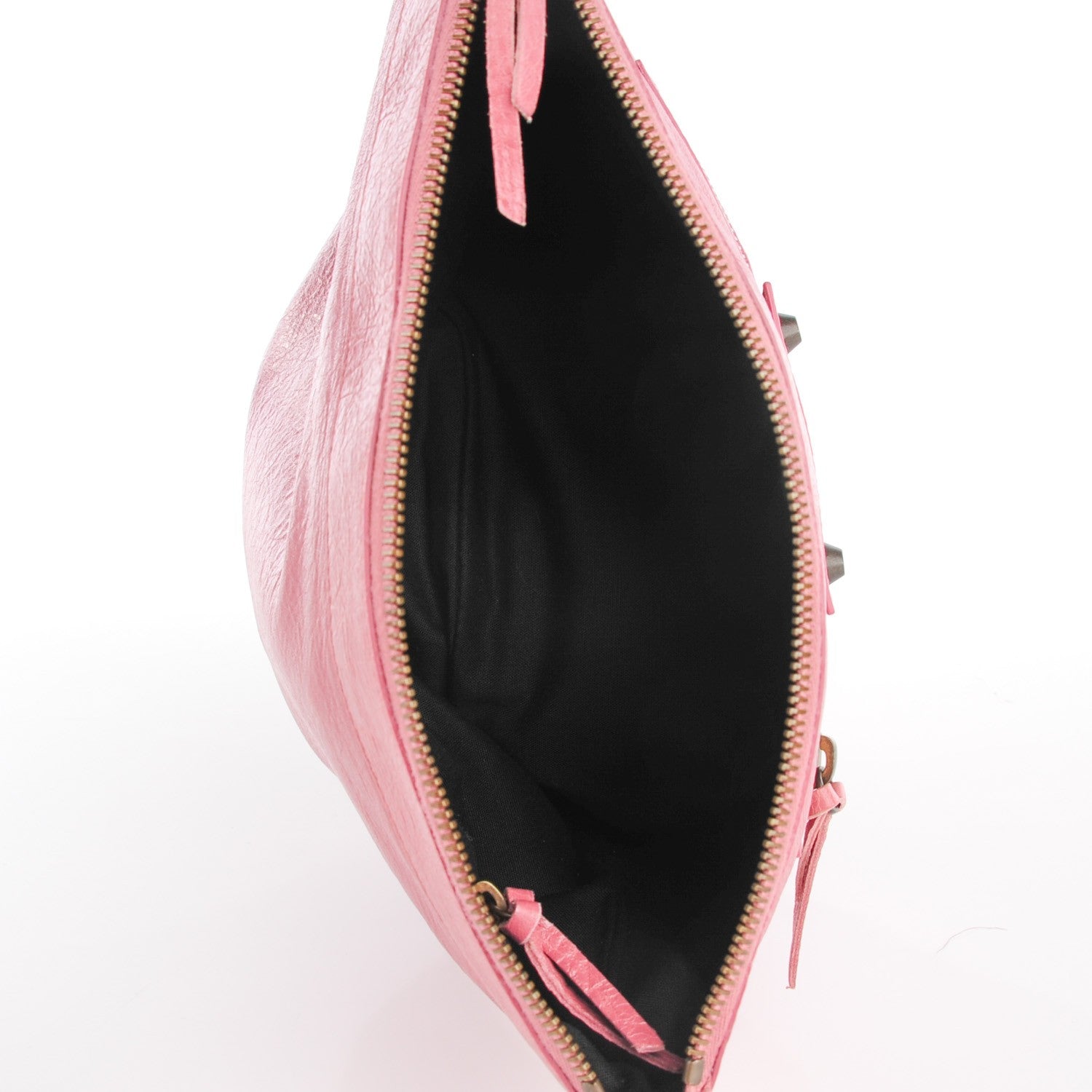 Balenciaga Agneau Classic Hardware Flat Handle Clutch Rose Bruyere 7 of 11