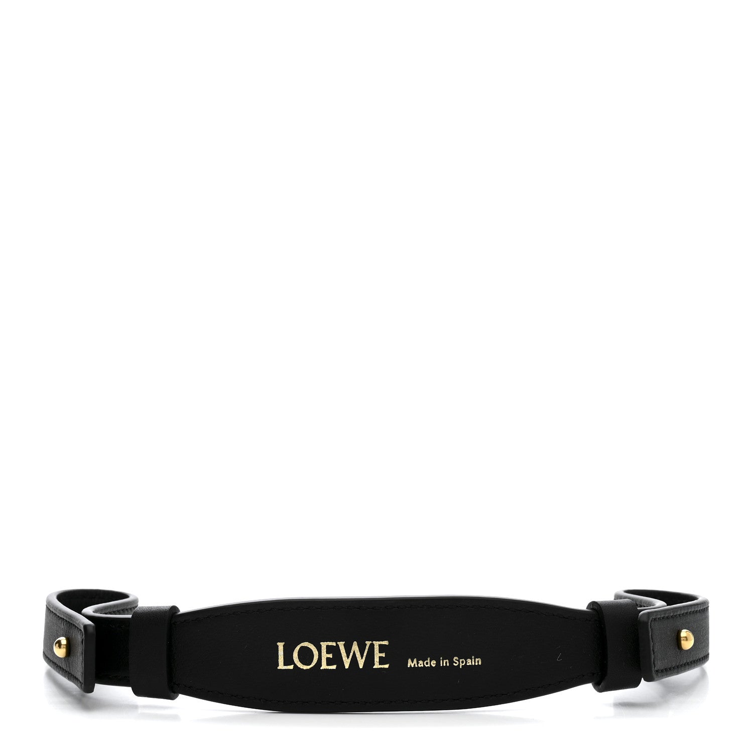 Loewe Calfskin Branded Short Strap Black 1 of 4