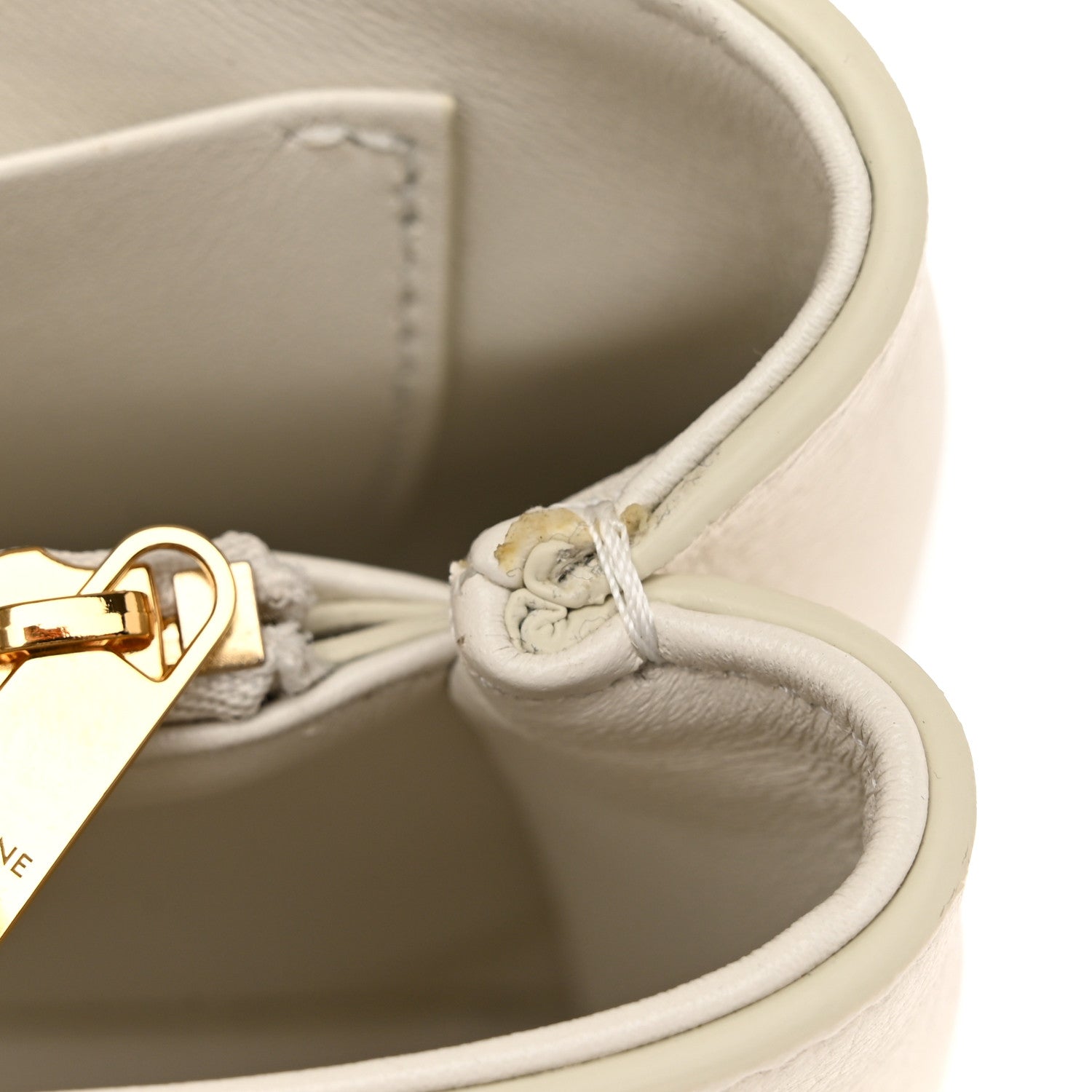 Celine Supple Calfskin Teen Victoire White 10 of 10