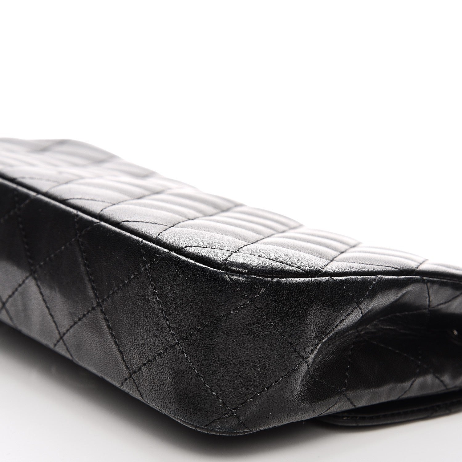 Chanel Lambskin Quilted East West Flap Black 12 of 21