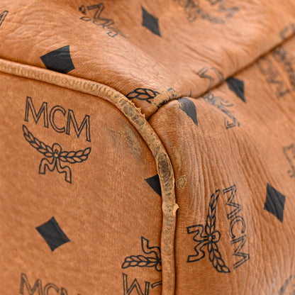 MCM Visetos Studded Medium Stark M Backpack Cognac 11 of 12