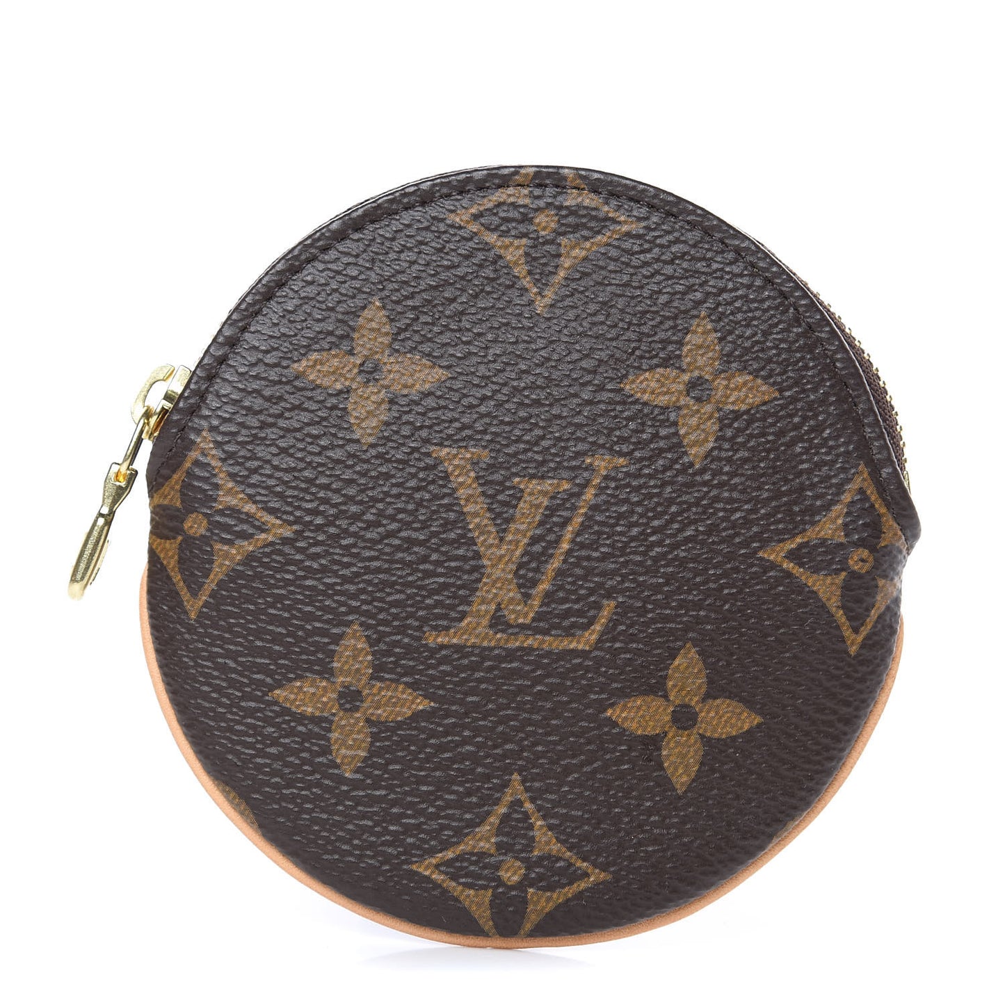 Monogram Round Coin Purse