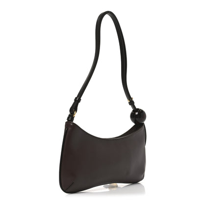 Jacquemus Smooth Calfskin Le Bisou Perle Medium Brown 3 of 9