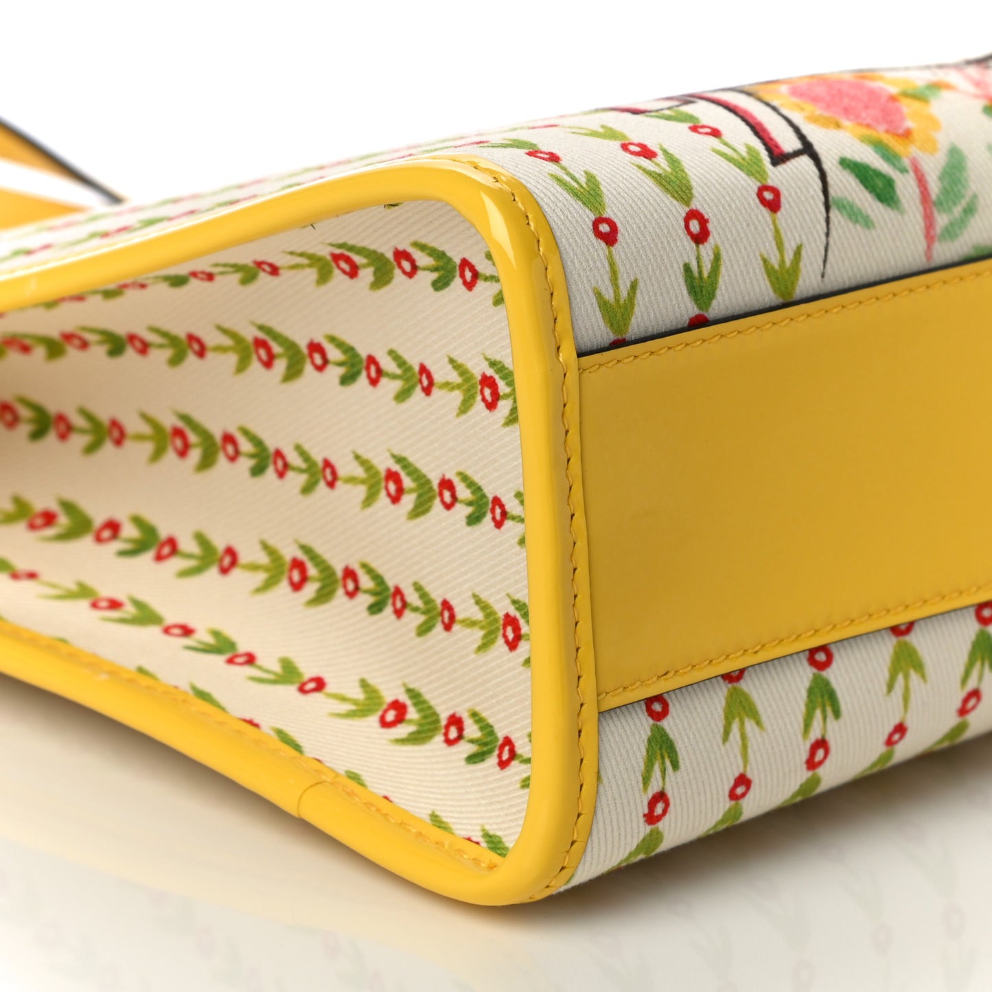 Canvas Cat Childrens Tote Yellow