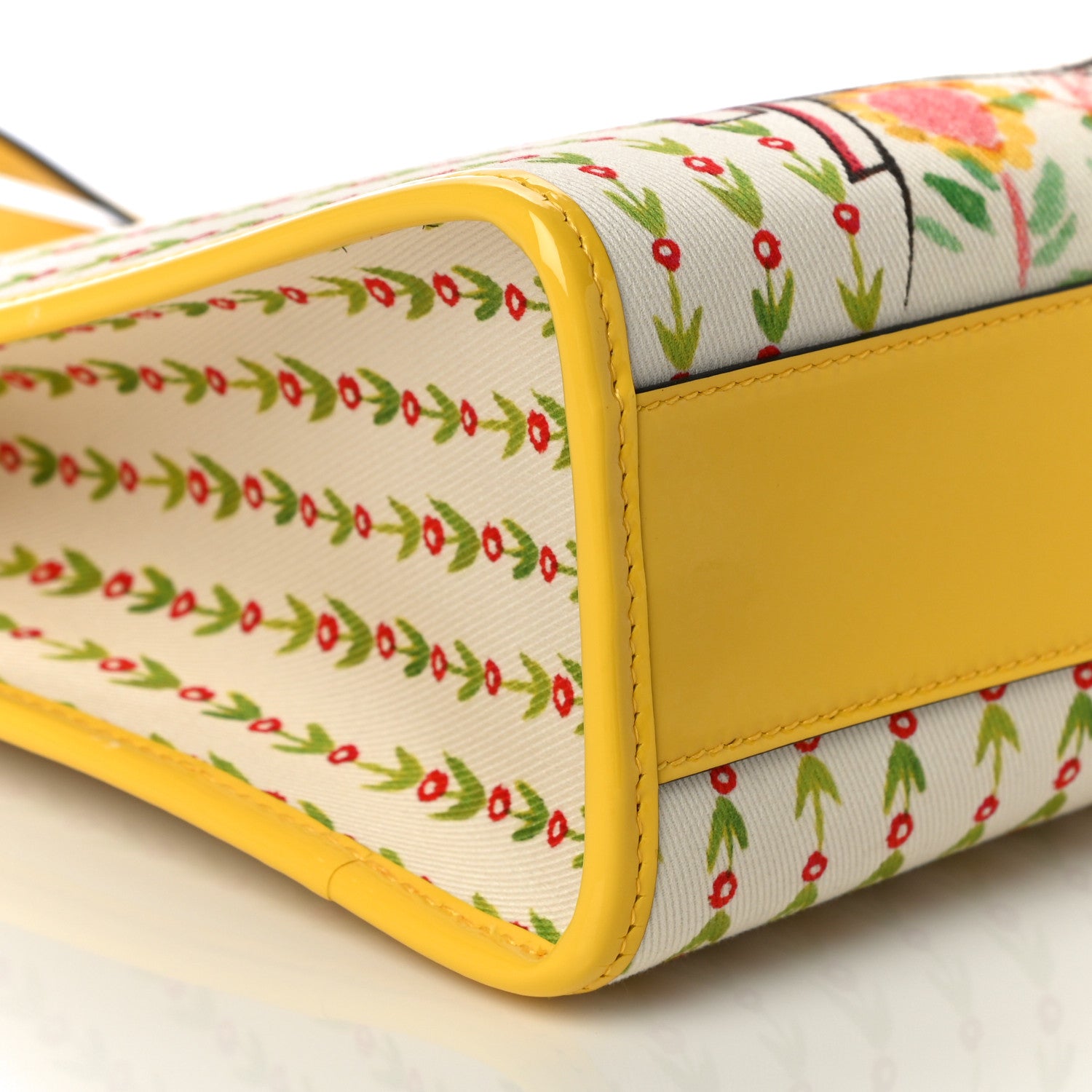 Gucci Canvas Cat Childrens Tote Yellow 9 of 11