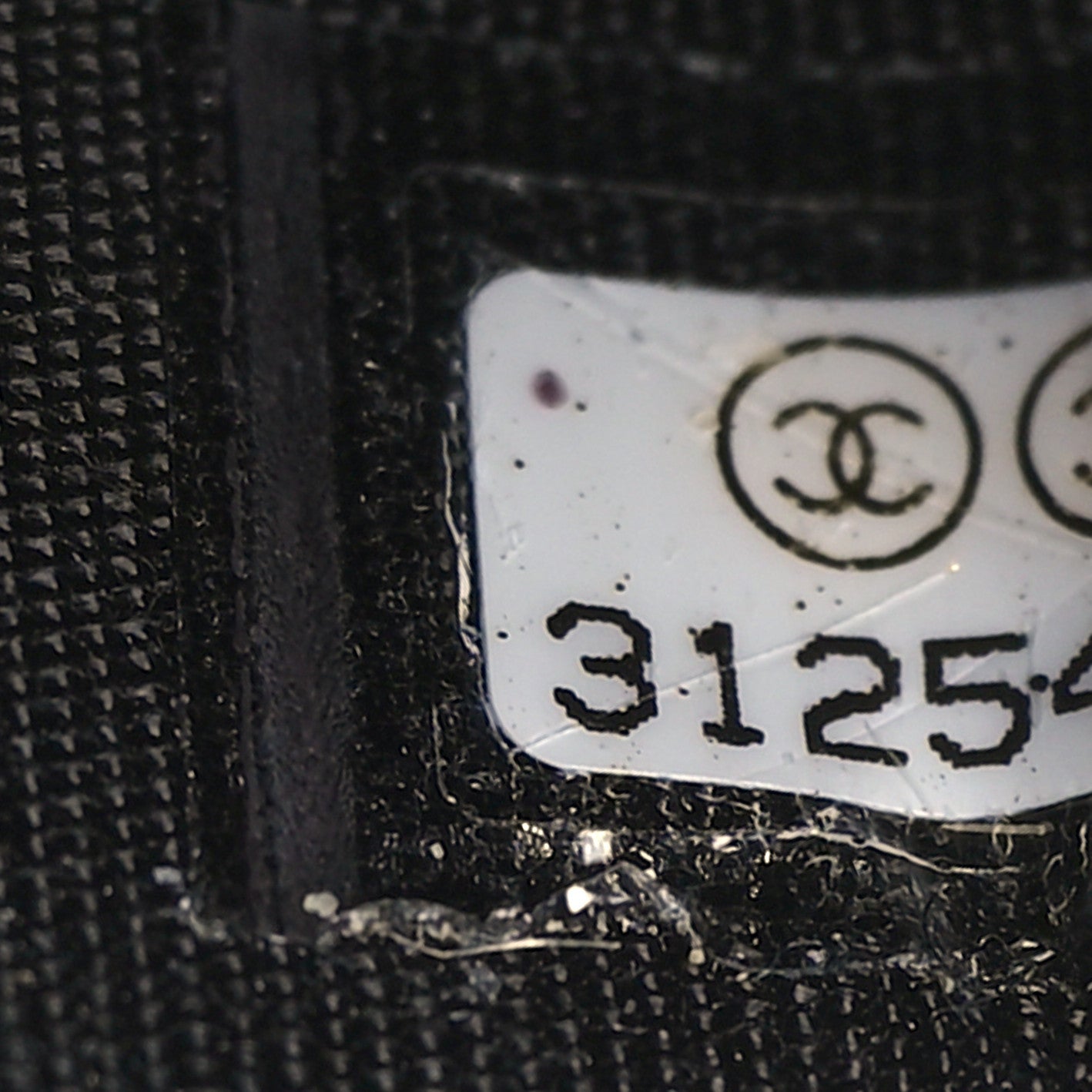 Lambskin Quilted Camellia Bow Card Holder On Chain Black