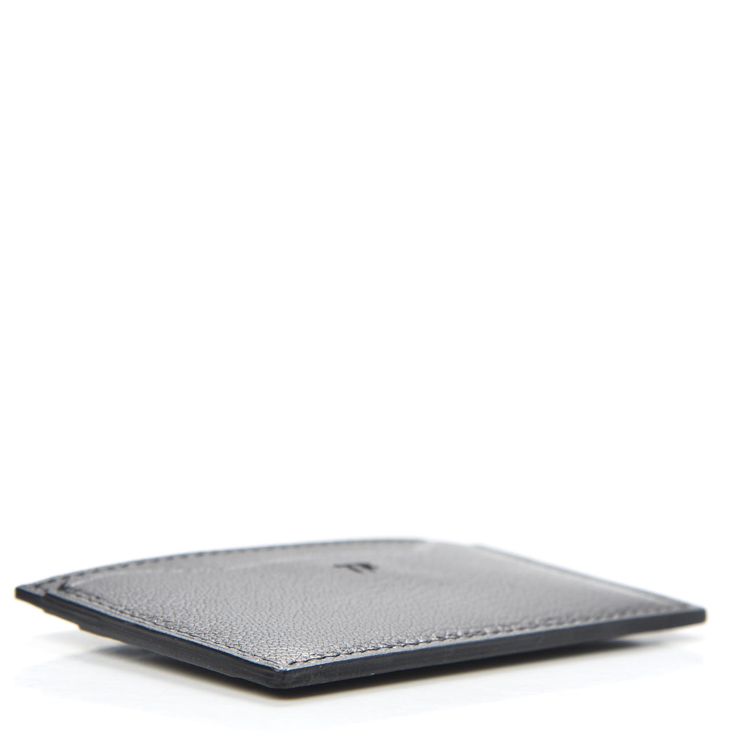 Goatskin Card Holder Black