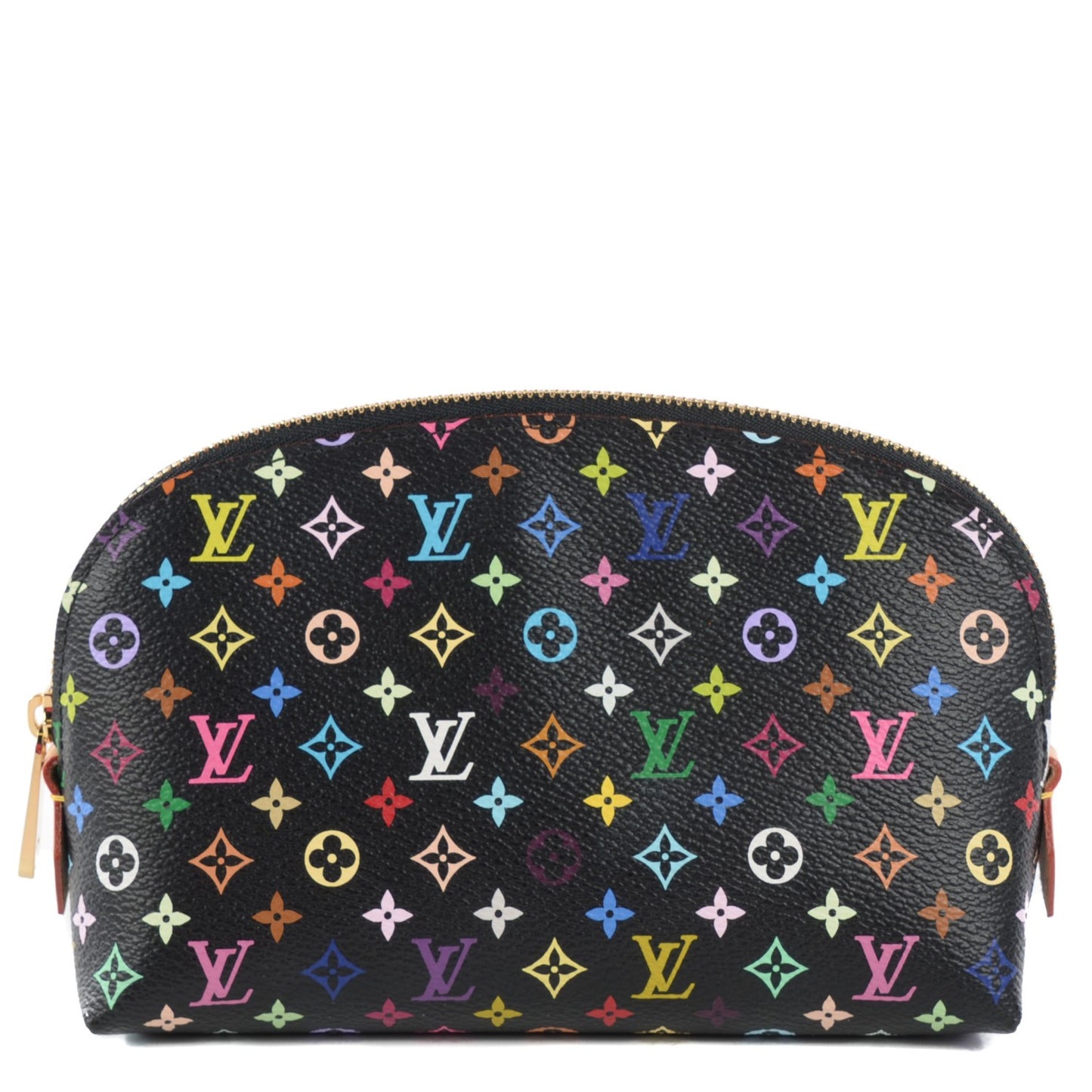 Monogram Multicolor Cosmetic Pouch Black Grenade