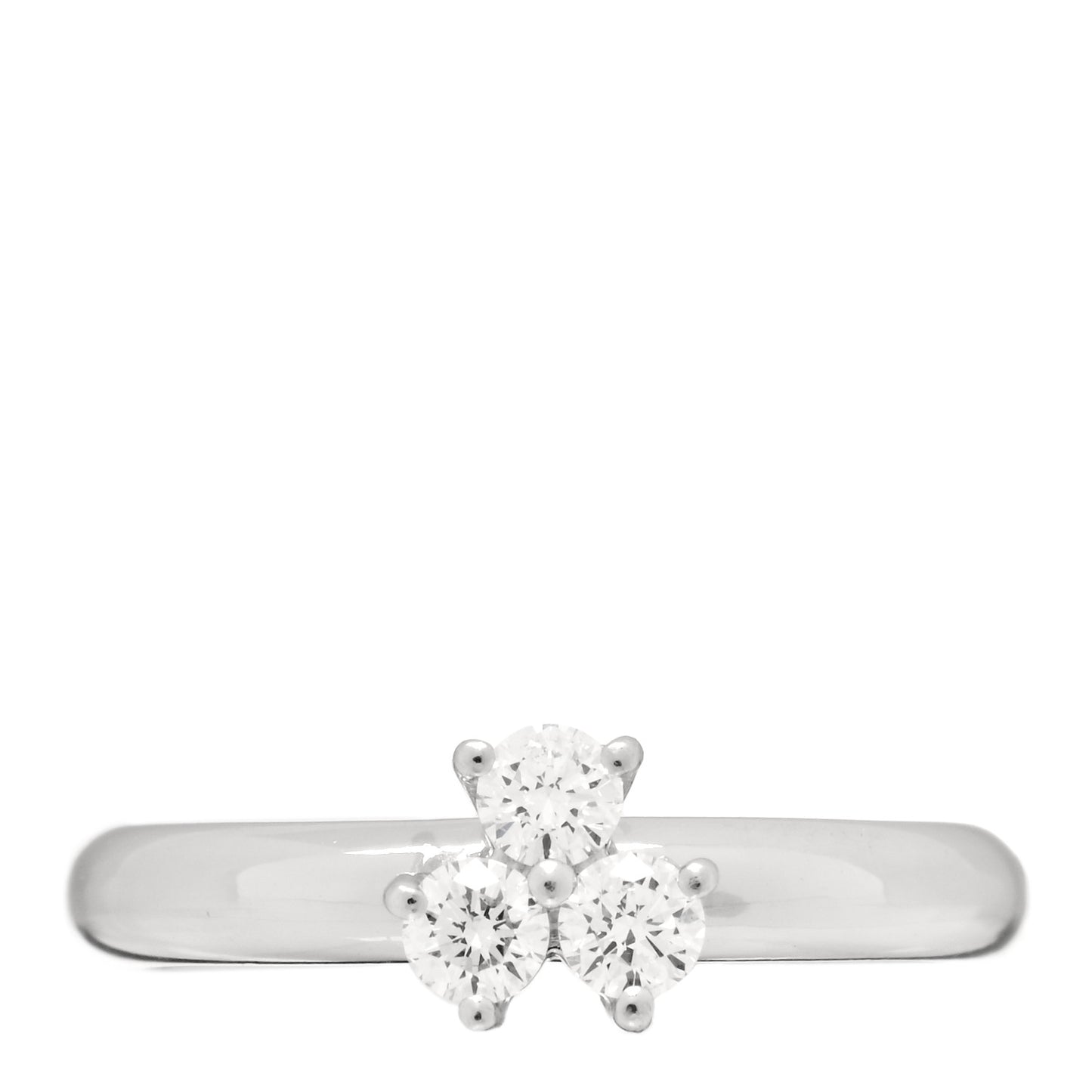 Platinum Diamond Aria Band Ring 44 3