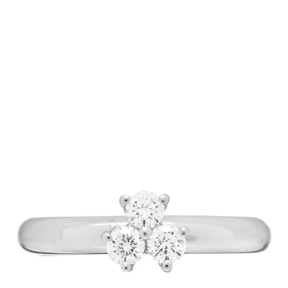 Tiffany Platinum Diamond Aria Band Ring 44 3 1 of 4