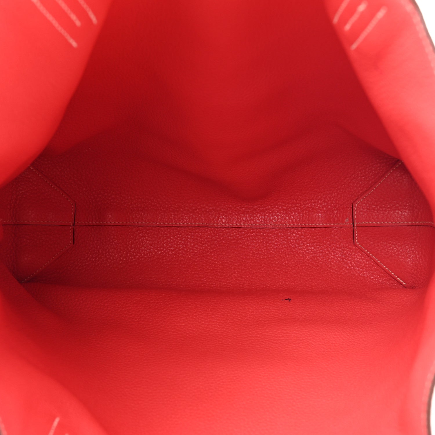 Hermes Taurillon Clemence Double Sens 36 Reversible Tote Rubis Bougainvillea 8 of 20