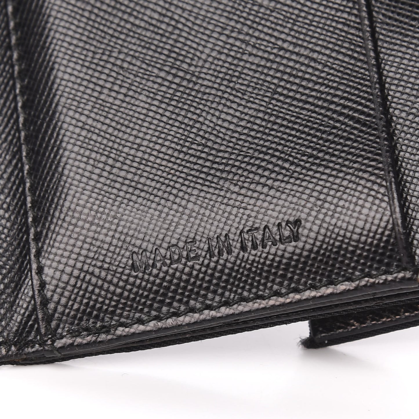 Tessuto Nylon French Wallet Black