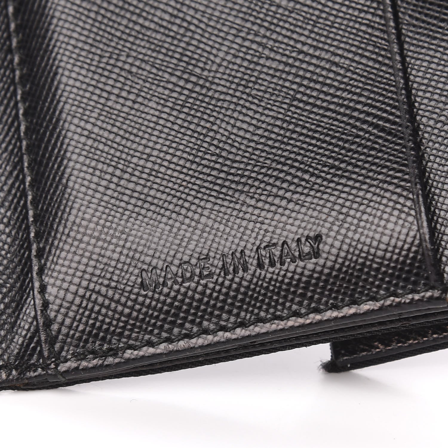 Prada Tessuto Nylon French Wallet Black 8 of 8