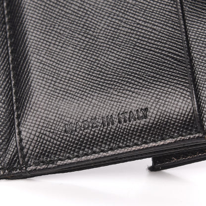 Prada Tessuto Nylon French Wallet Black 8 of 8