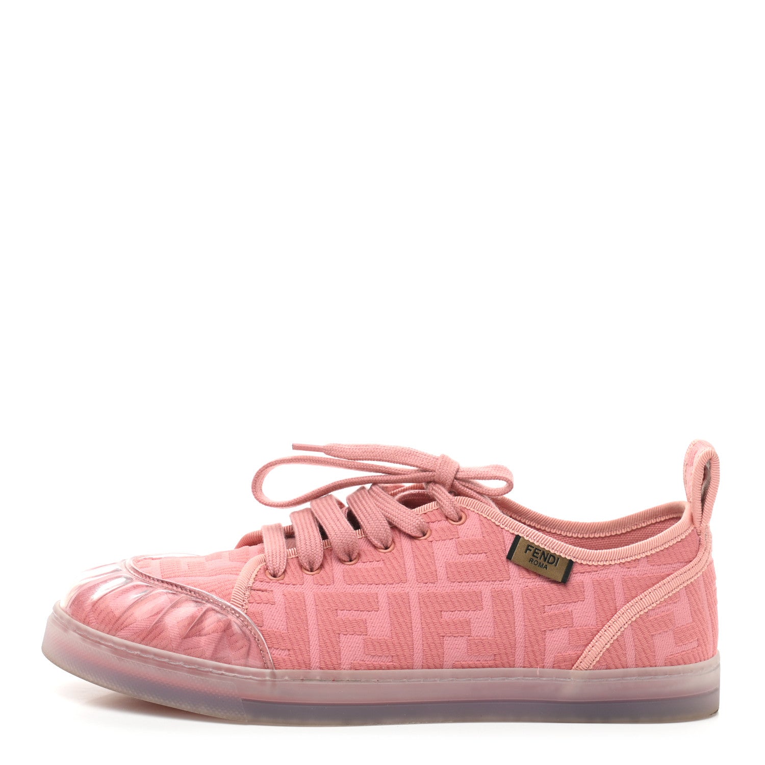 Fendi Corda FF Promenade Low Top Sneakers 40 Pink 1 of 9