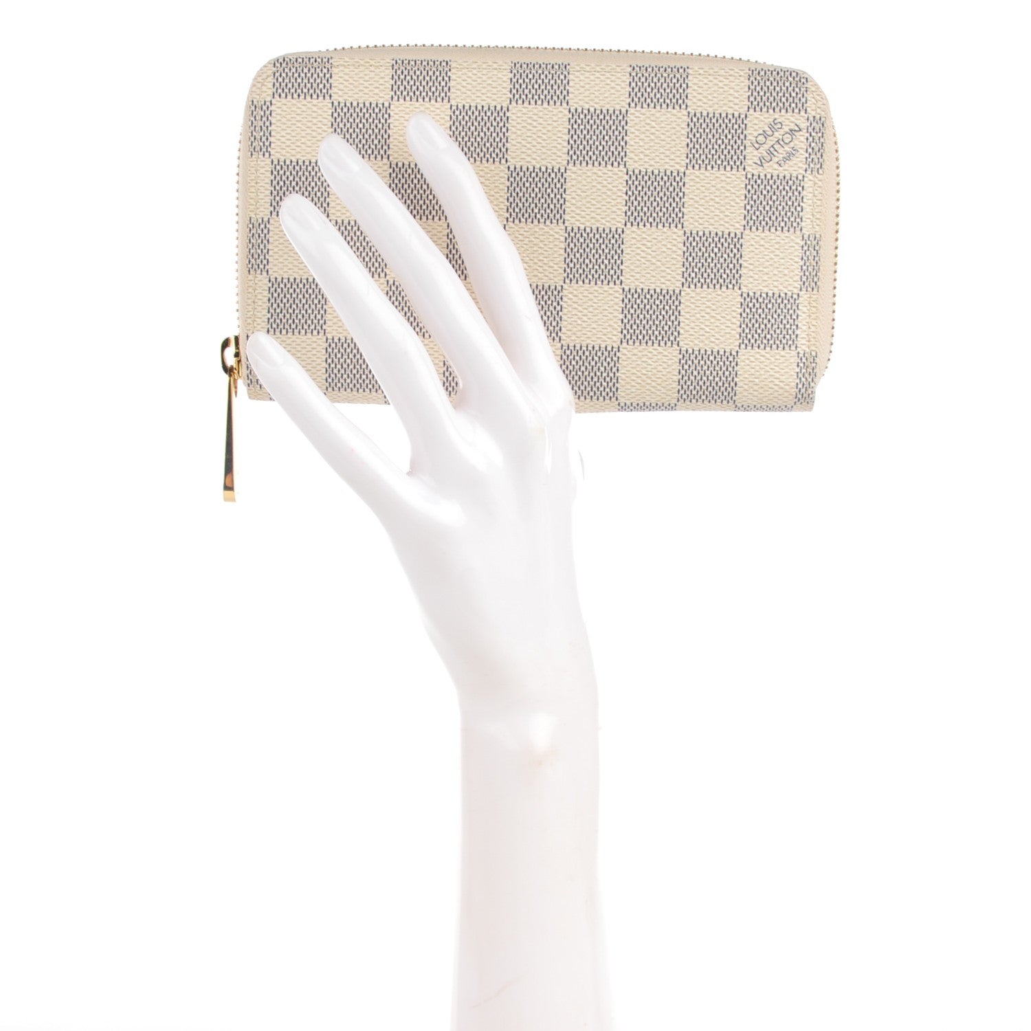 Louis Vuitton Damier Azur Compact Zippy Wallet 2 of 7