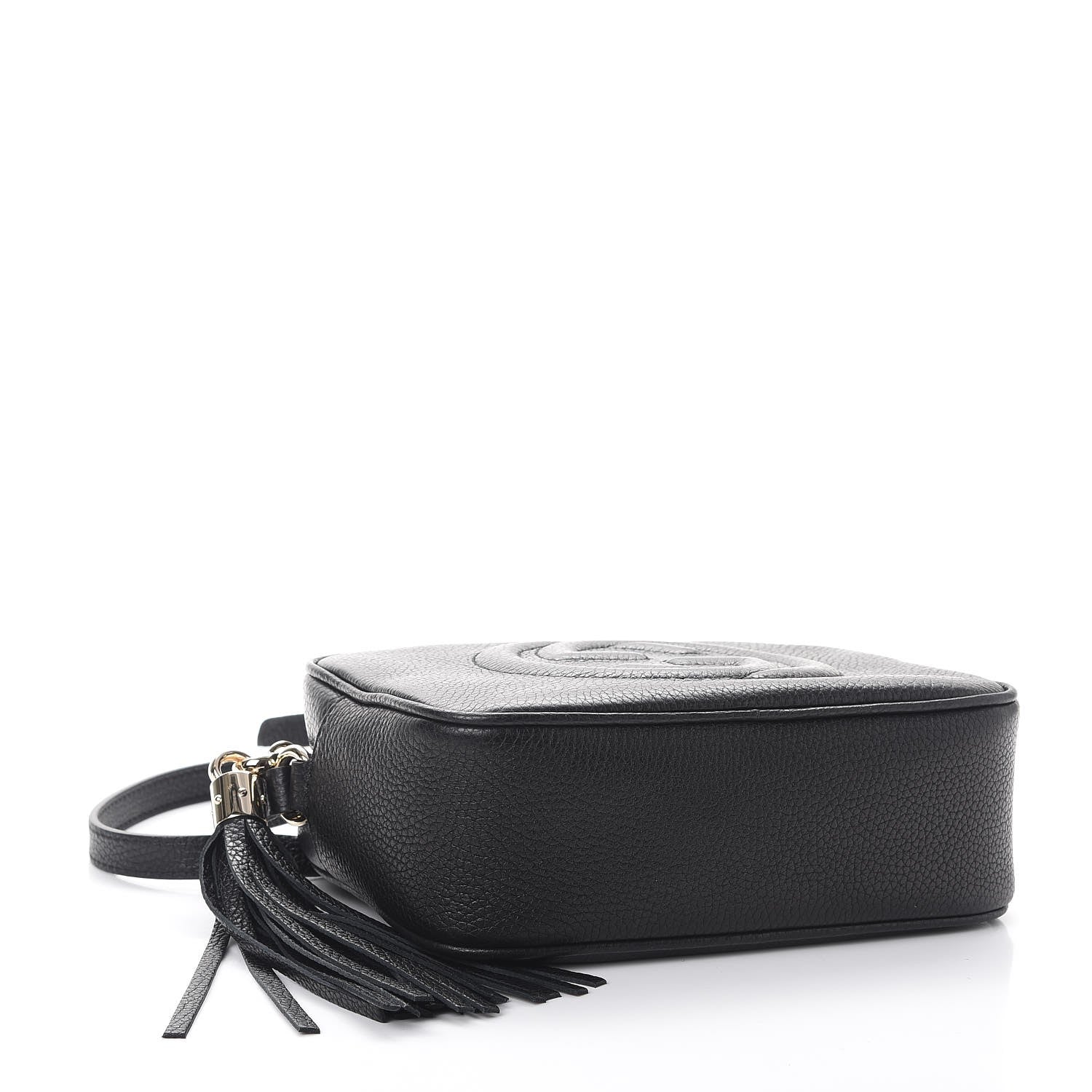 Gucci Pebbled Calfskin Small Soho Disco Bag Black 4 of 7