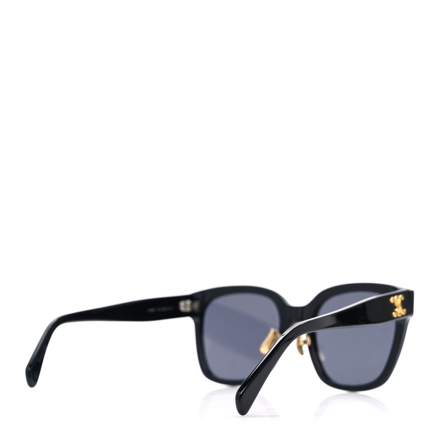 Acetate Triomphe Sunglasses CL40222F Black