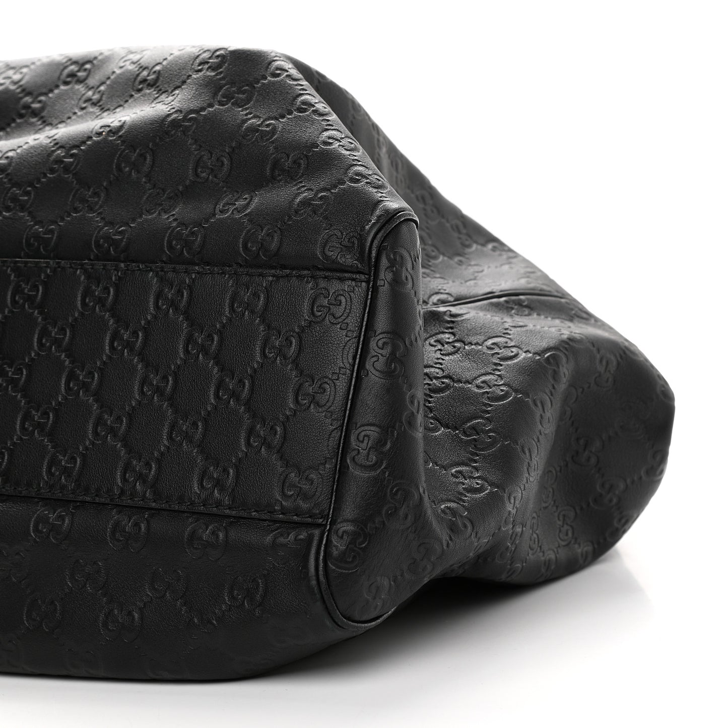 Guccissima Large Sukey Tote Black