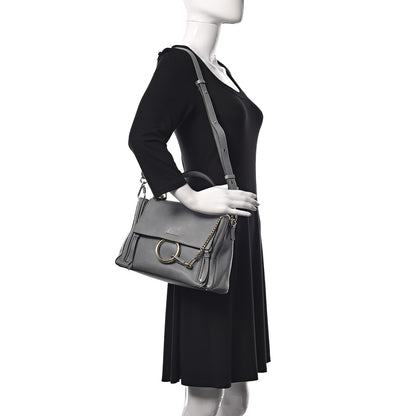 Chloe Calfskin Small Faye Day Shoulder Bag Cloudy Blue 2 of 26