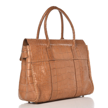 Mulberry Crocodile Embossed Bayswater Camel 3 of 7