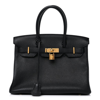 Hermes Togo Birkin 30 Black 1 of 12