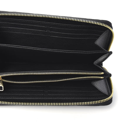 Louis Vuitton Empreinte Zippy Wallet Black 5 of 6