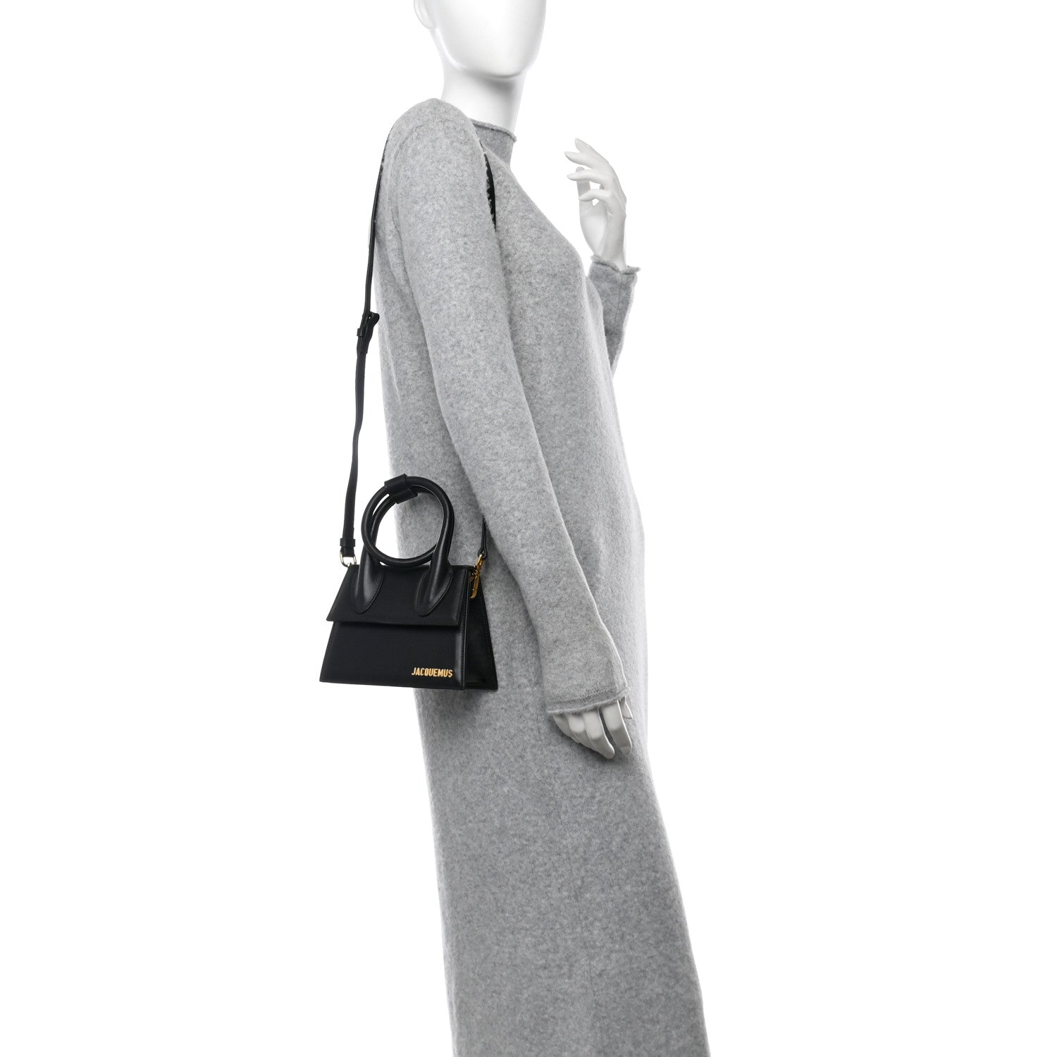 Jacquemus Smooth Calfskin Le Chiquito Noeud Black 2 of 10