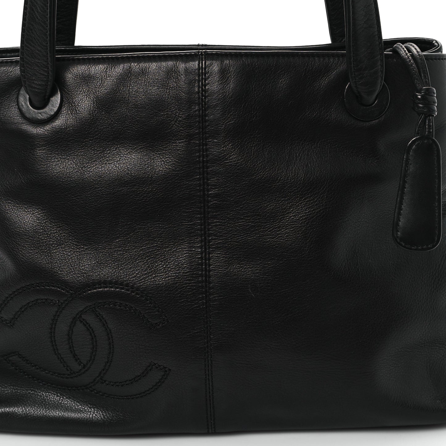 Lambskin CC Shoulder Bag Black