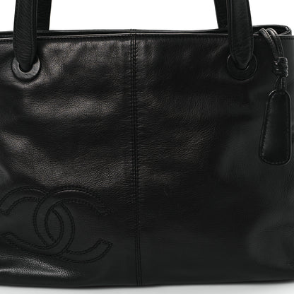 Chanel Lambskin CC Shoulder Bag Black 8 of 12