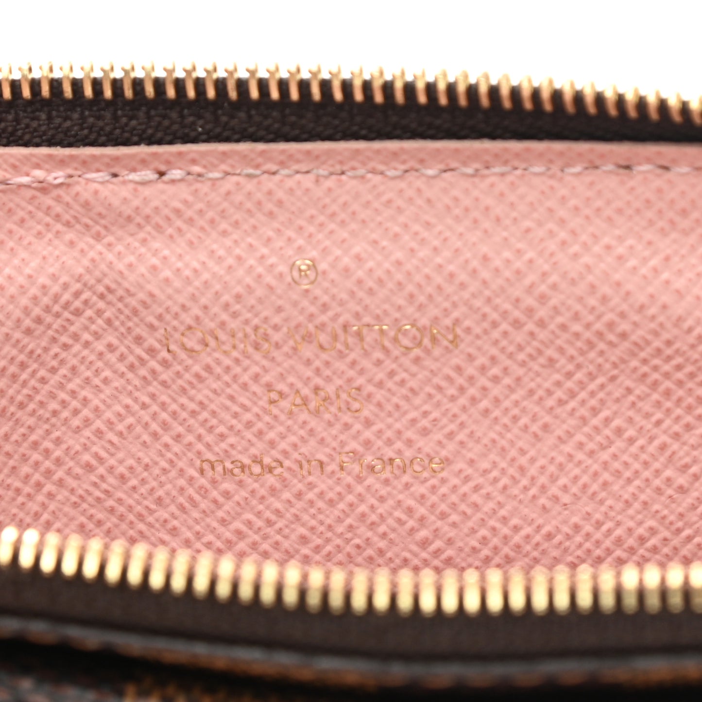 Damier Ebene Recto Verso Card Holder Rose Ballerine