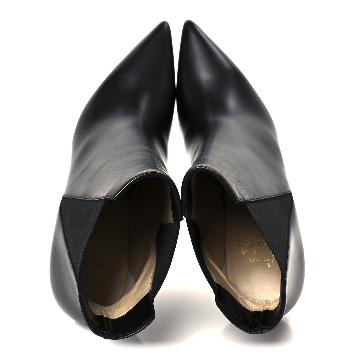 Christian Louboutin Calfskin Astribooty 85 Ankle Boots 37.5 Black 2 of 10