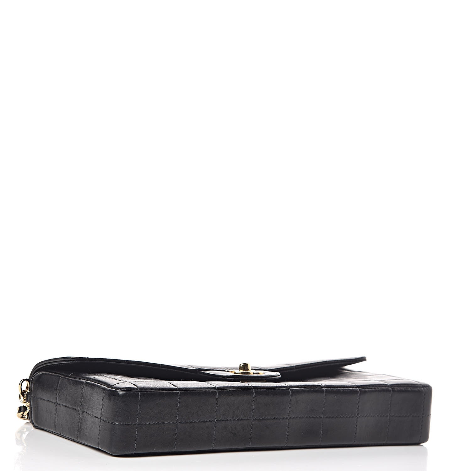 Chanel Lambskin East West Chocolate Bar Flap Black 4 of 11