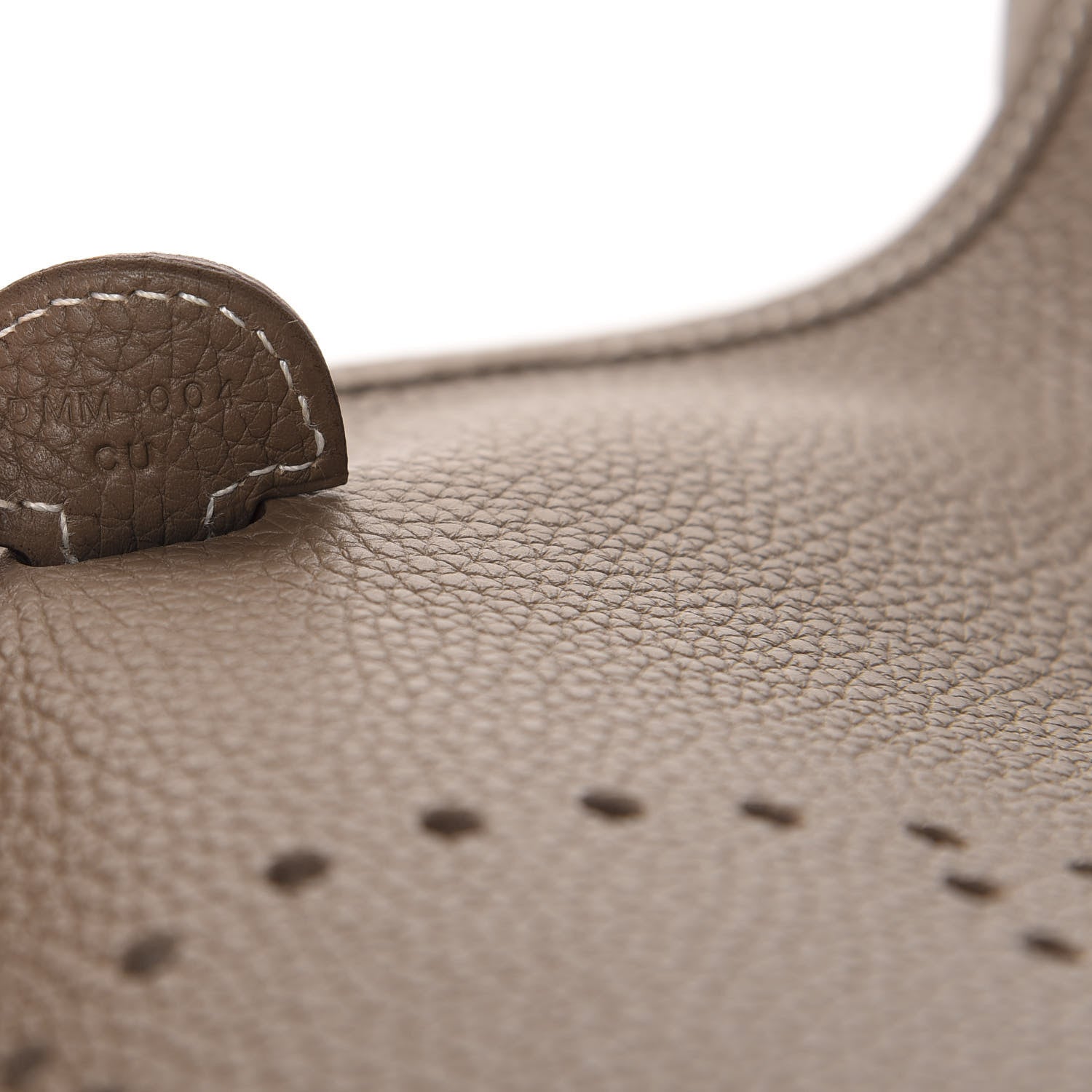 Hermes Taurillon Clemence Evelyne III PM Etoupe 8 of 10