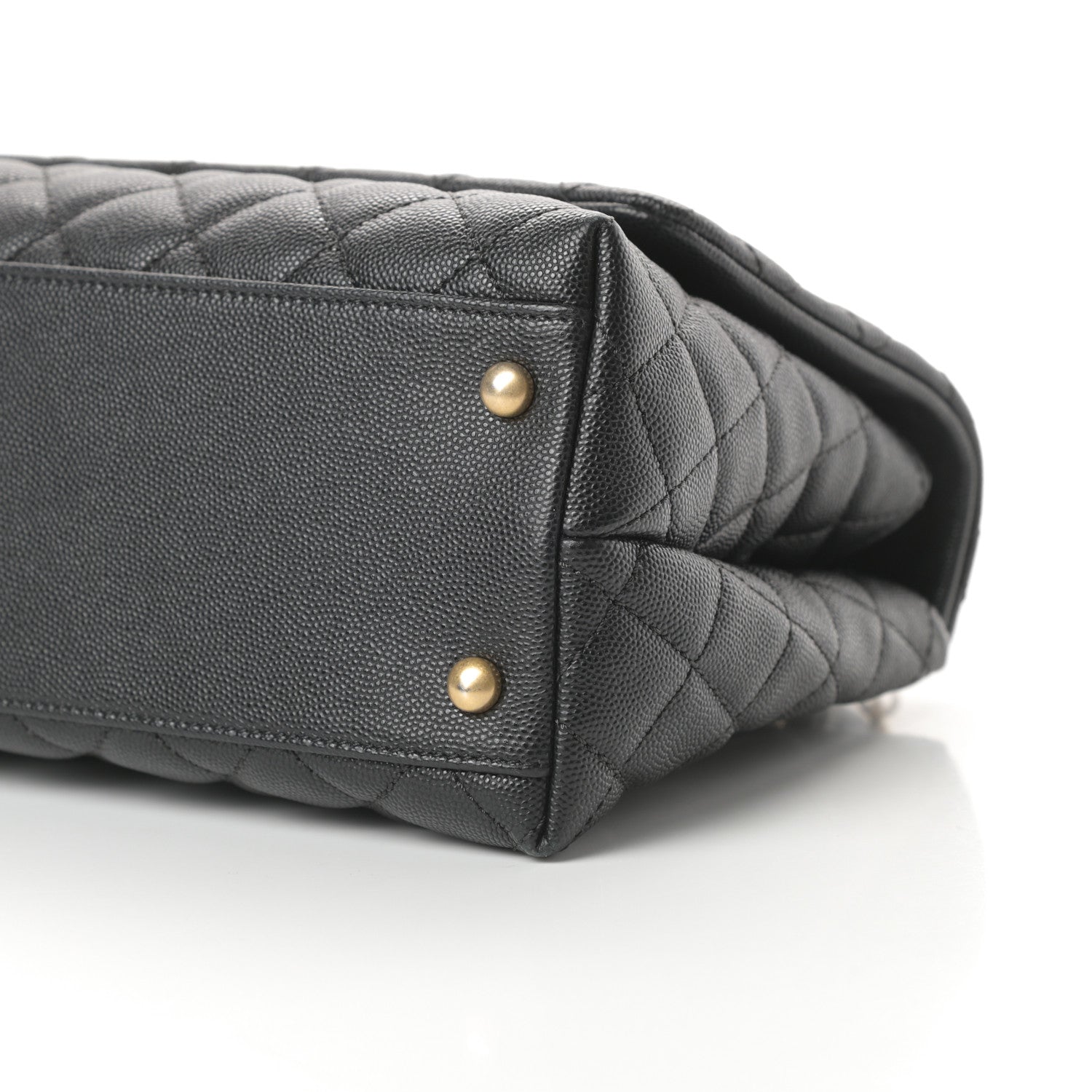 Chanel Caviar Quilted Small Coco Handle Flap Black 10 of 13
