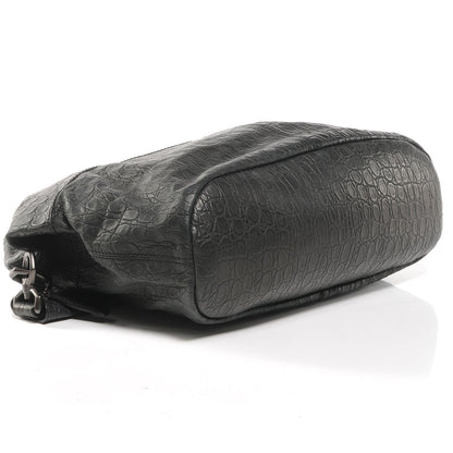 Givenchy Calfskin Crocodile Embossed Medium Nightingale Black 4 of 6