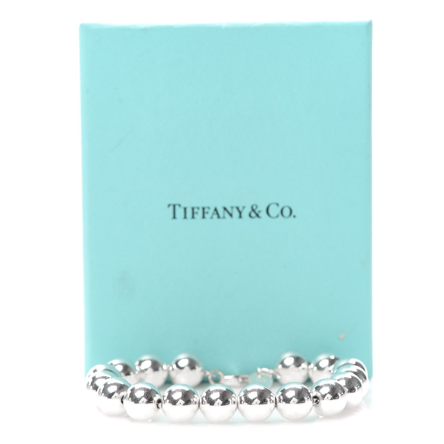 Tiffany Sterling Silver 10mm HardWear Ball Bracelet 7 of 7