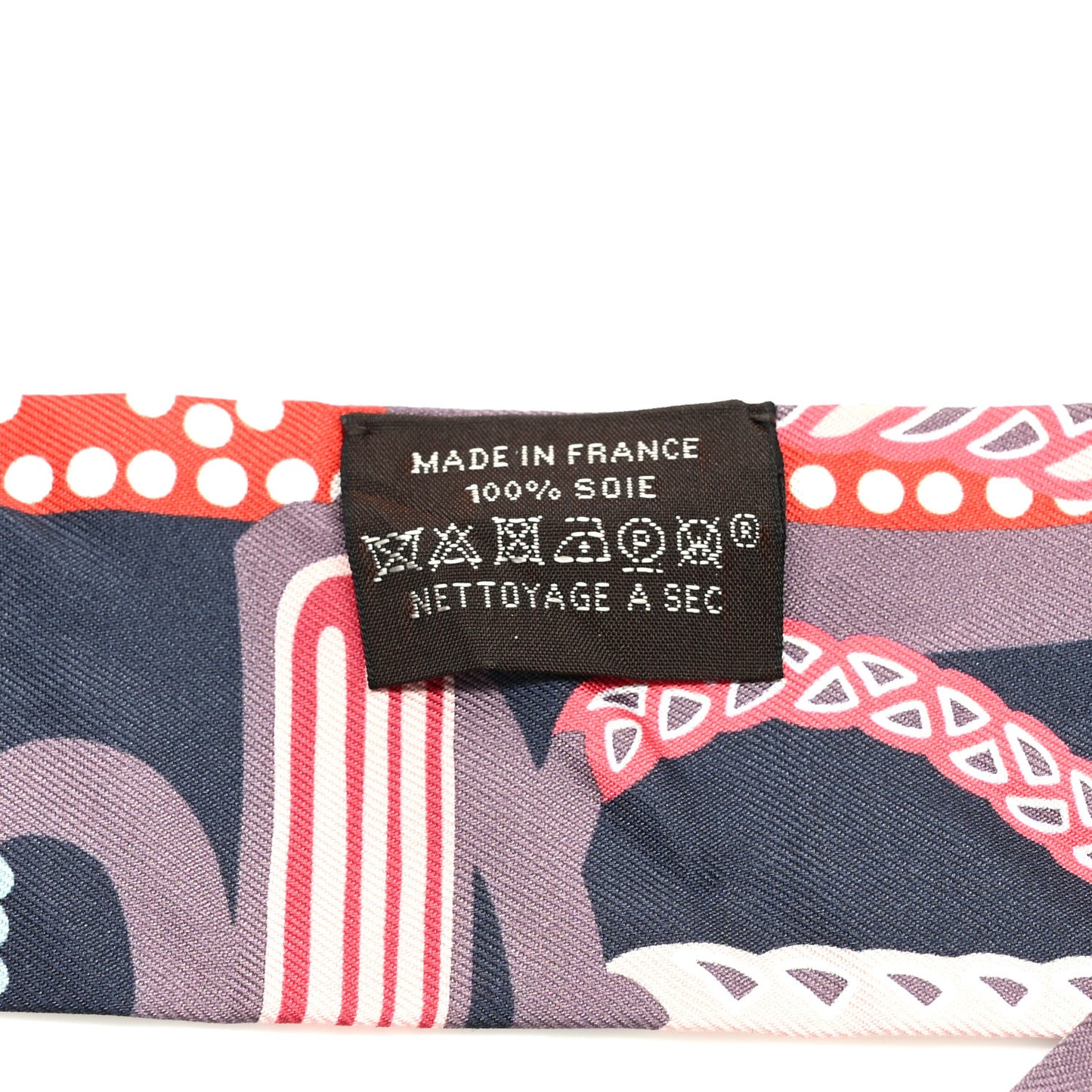Silk Fantaisie D'Etriers Twilly Anthracite Corail