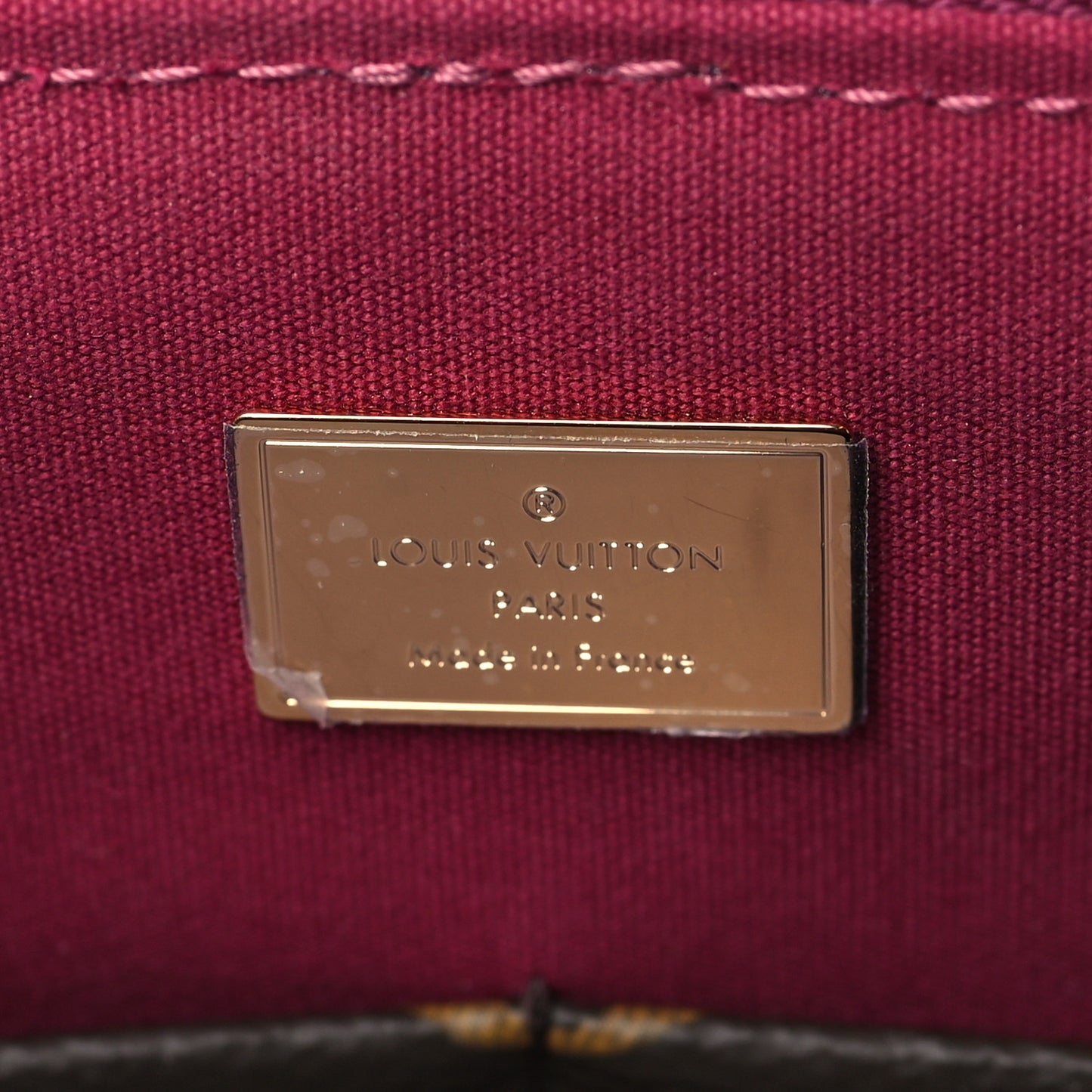 Patent Calfskin Miroir Tote Magenta