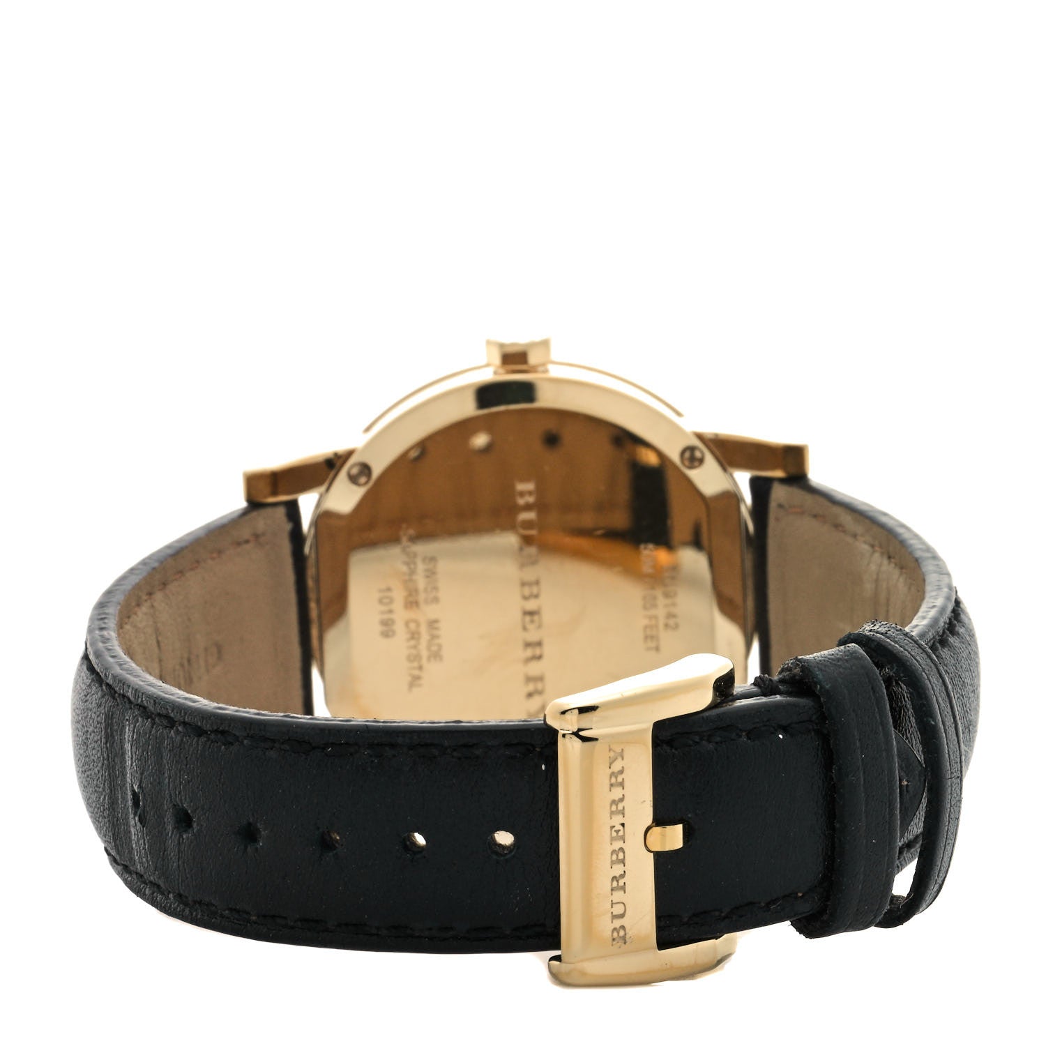 Burberry Stainless Steel Calfskin 34mm The City Quartz Watch Gold BU9142 3 of 4