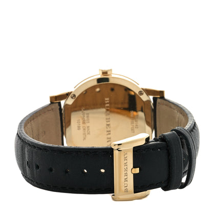 Burberry Stainless Steel Calfskin 34mm The City Quartz Watch Gold BU9142 3 of 4
