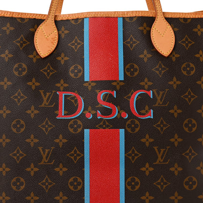 Louis Vuitton LOUIS VUITTON Monogram My LV Heritage Neverfull GM Blue Clair Rouge 9 of 17