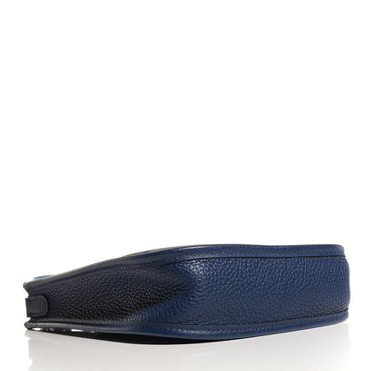 Hermes Taurillon Clemence Evelyne TPM Bleu Saphir 4 of 15