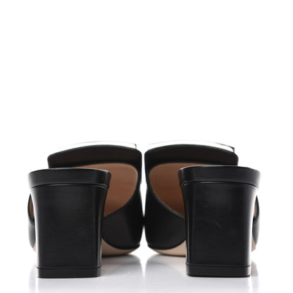 Gucci Malaga Kid Crystal Square G Madelyn Mules 36 Black 7 of 12
