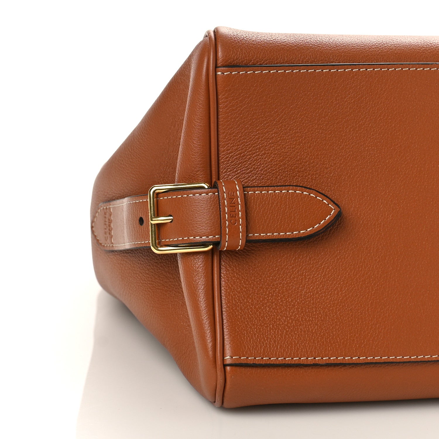 Celine Supple Calfskin Medium Appoline Tan 7 of 8