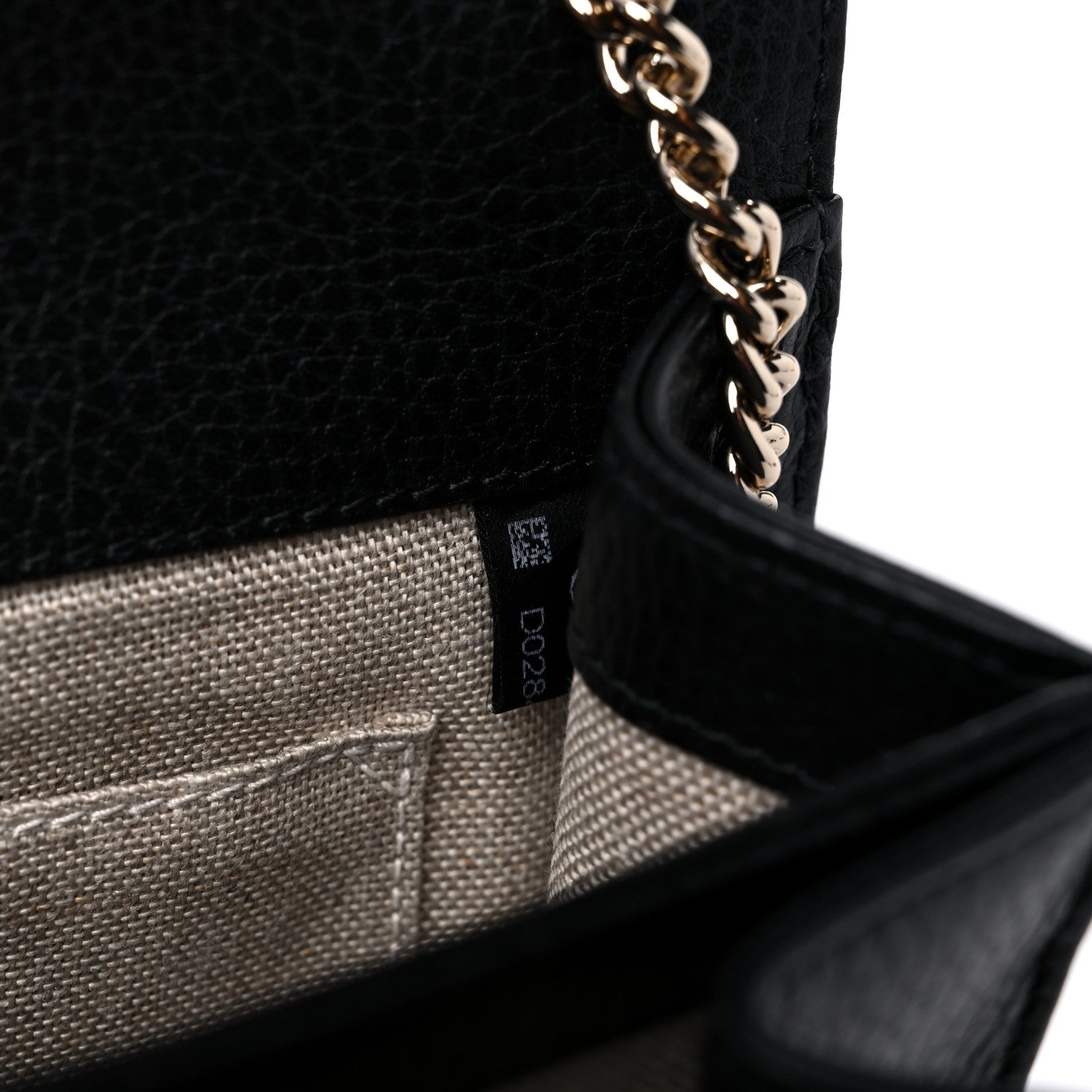 Gucci Dollar Calfskin Small Interlocking G Shoulder Bag Black 8 of 11