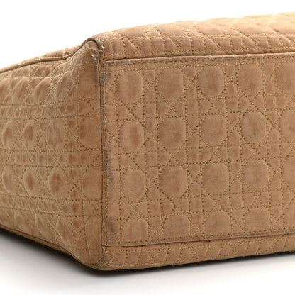 Christian Dior Nylon Cannage Large Lady Dior Tan 9 of 18