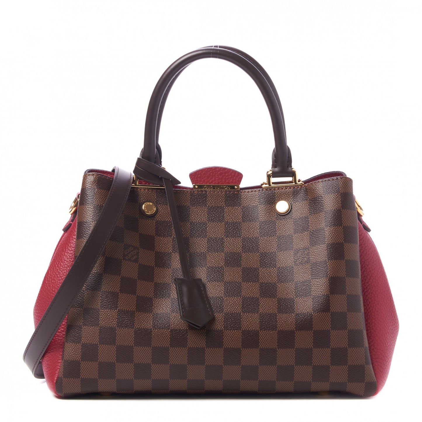 Damier Ebene Cuir Taurillon Brittany Wine
