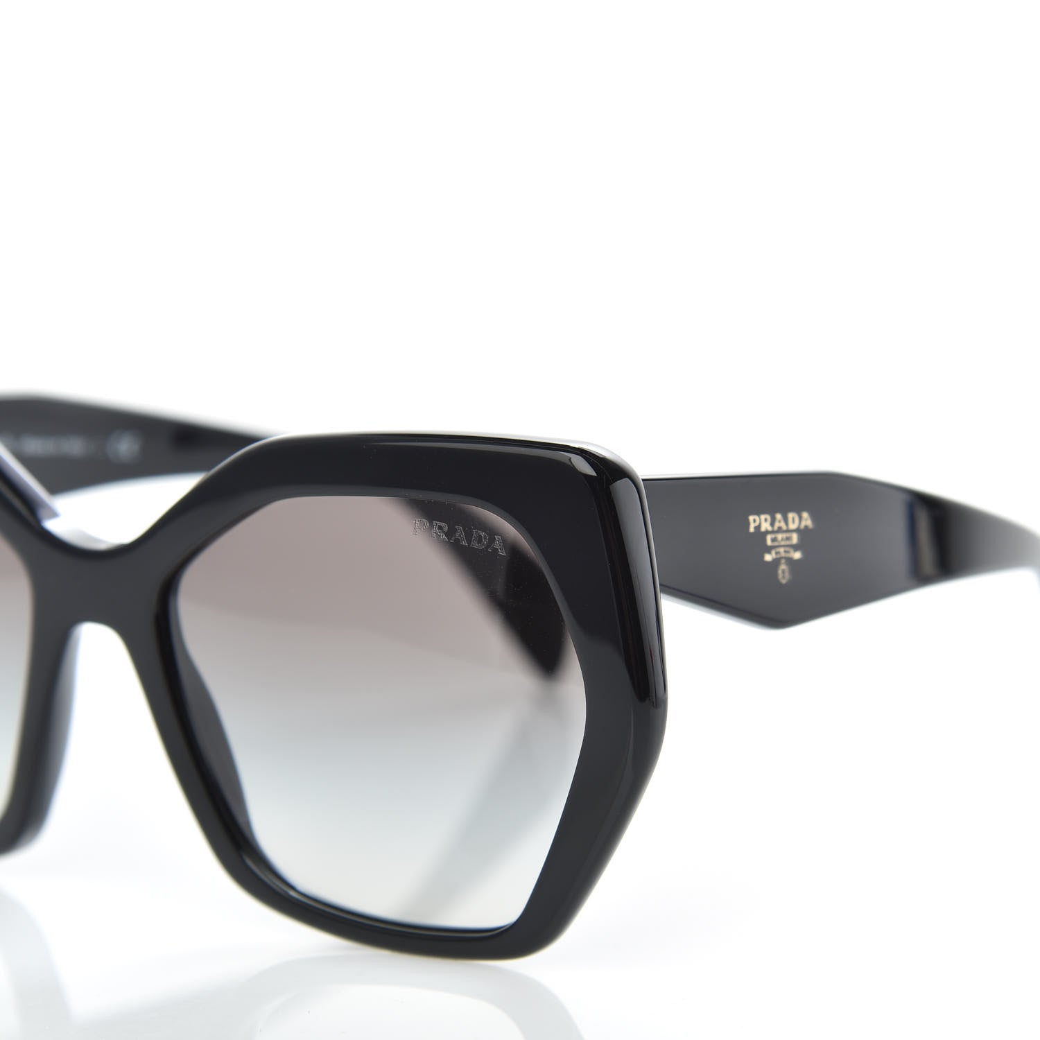 Prada Sunglasses SPR 16R Black 7 of 8