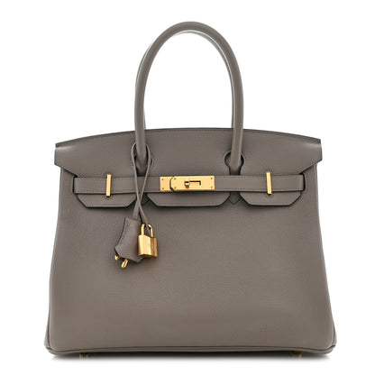 Hermes Taurillon Novillo Birkin 30 Gris Asphalte 1 of 11